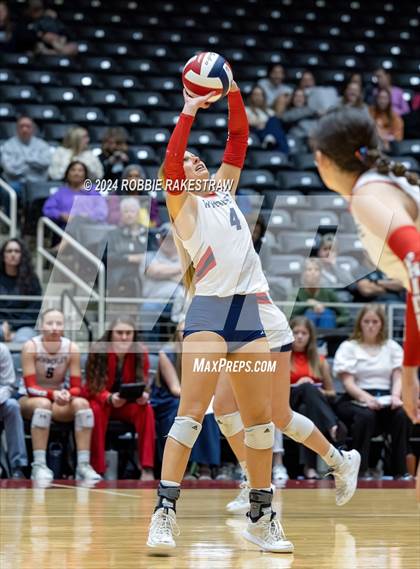 Thumbnail 2 in Wimberley vs. Randall (UIL 4A Volleyball Division II Final) photogallery.