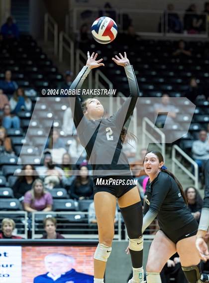 Thumbnail 2 in Wimberley vs. Randall (UIL 4A Volleyball Division II Final) photogallery.