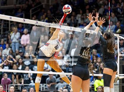 Thumbnail 1 in Wimberley vs. Randall (UIL 4A Volleyball Division II Final) photogallery.