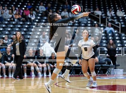Thumbnail 3 in Wimberley vs. Randall (UIL 4A Volleyball Division II Final) photogallery.