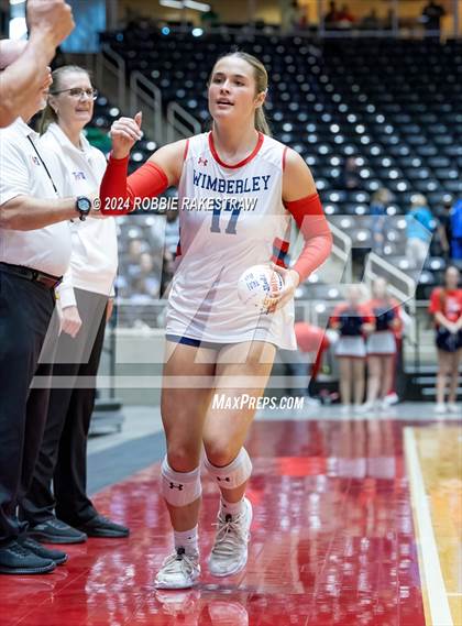 Thumbnail 2 in Wimberley vs. Randall (UIL 4A Volleyball Division II Final) photogallery.