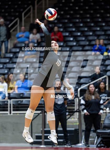 Thumbnail 3 in Wimberley vs. Randall (UIL 4A Volleyball Division II Final) photogallery.