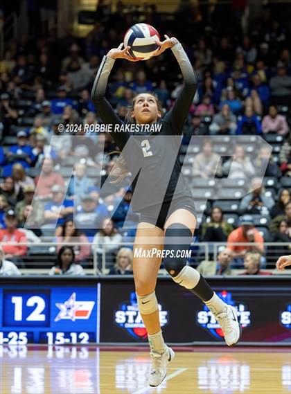Thumbnail 2 in Wimberley vs. Randall (UIL 4A Volleyball Division II Final) photogallery.