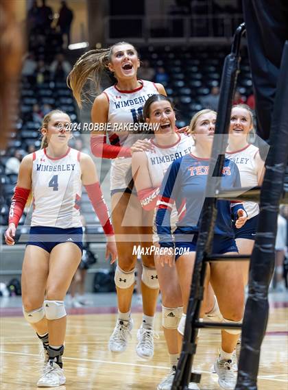 Thumbnail 1 in Wimberley vs. Randall (UIL 4A Volleyball Division II Final) photogallery.