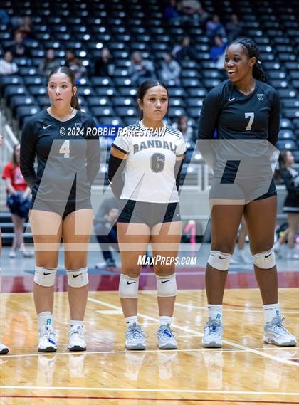 Thumbnail 1 in Wimberley vs. Randall (UIL 4A Volleyball Division II Final) photogallery.