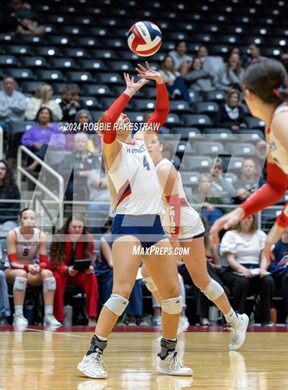 Thumbnail 1 in Wimberley vs. Randall (UIL 4A Volleyball Division II Final) photogallery.