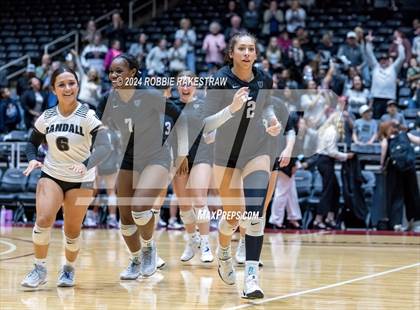 Thumbnail 3 in Wimberley vs. Randall (UIL 4A Volleyball Division II Final) photogallery.