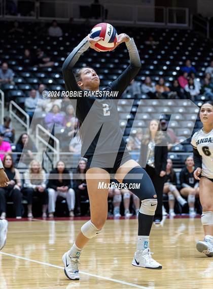 Thumbnail 3 in Wimberley vs. Randall (UIL 4A Volleyball Division II Final) photogallery.