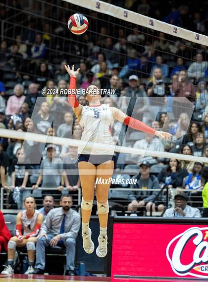 Thumbnail 1 in Wimberley vs. Randall (UIL 4A Volleyball Division II Final) photogallery.
