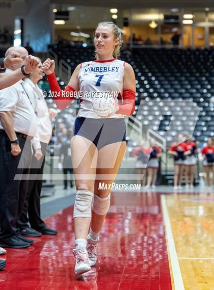Thumbnail 2 in Wimberley vs. Randall (UIL 4A Volleyball Division II Final) photogallery.
