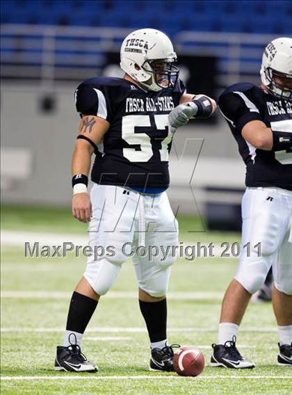 Thumbnail 3 in 2010 THSCA All-Star Football Game photogallery.