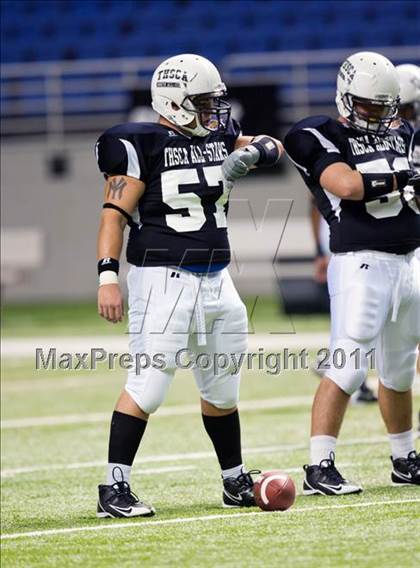 Thumbnail 2 in 2010 THSCA All-Star Football Game photogallery.