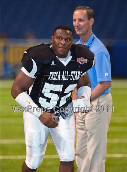 Thumbnail 2 in 2010 THSCA All-Star Football Game photogallery.