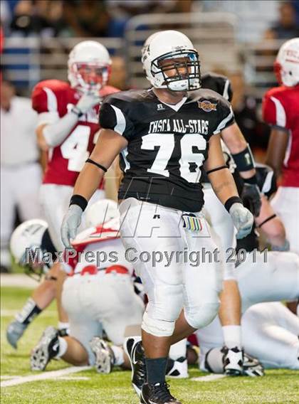 Thumbnail 1 in 2010 THSCA All-Star Football Game photogallery.