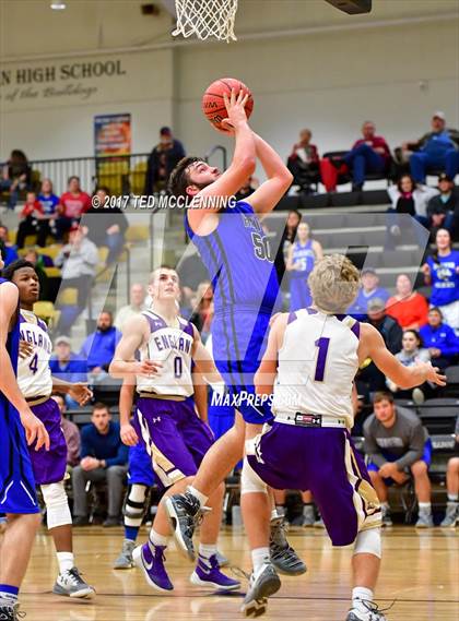 Thumbnail 1 in England vs. St. Joseph (AAA 2A District Playoff) photogallery.
