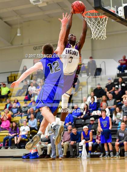Thumbnail 1 in England vs. St. Joseph (AAA 2A District Playoff) photogallery.