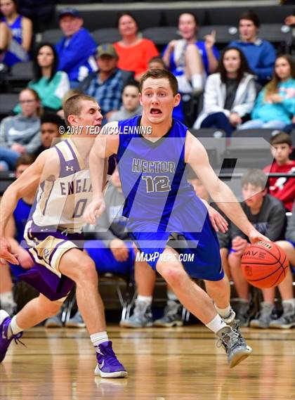 Thumbnail 1 in England vs. St. Joseph (AAA 2A District Playoff) photogallery.