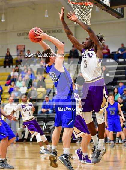 Thumbnail 2 in England vs. St. Joseph (AAA 2A District Playoff) photogallery.