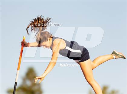 Thumbnail 3 in CIF State Track and Field Championships (Girls Pole Vault - Day 1) photogallery.