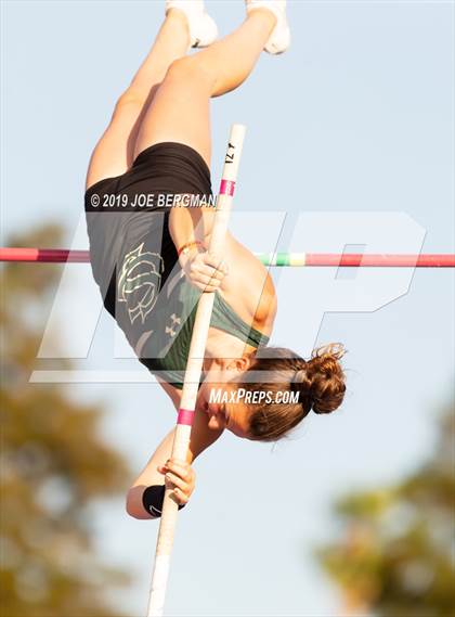 Thumbnail 3 in CIF State Track and Field Championships (Girls Pole Vault - Day 1) photogallery.