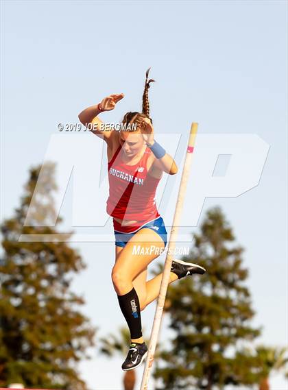 Thumbnail 2 in CIF State Track and Field Championships (Girls Pole Vault - Day 1) photogallery.