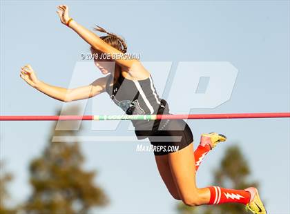 Thumbnail 3 in CIF State Track and Field Championships (Girls Pole Vault - Day 1) photogallery.