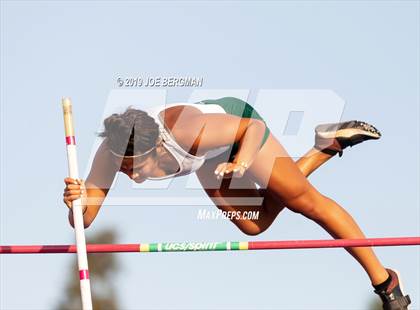 Thumbnail 3 in CIF State Track and Field Championships (Girls Pole Vault - Day 1) photogallery.