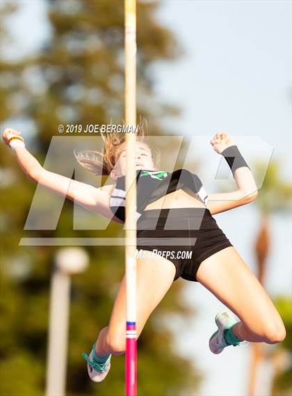 Thumbnail 2 in CIF State Track and Field Championships (Girls Pole Vault - Day 1) photogallery.