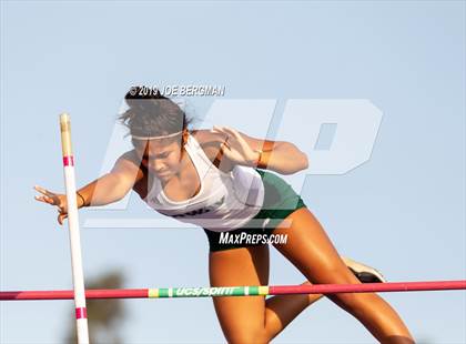 Thumbnail 1 in CIF State Track and Field Championships (Girls Pole Vault - Day 1) photogallery.