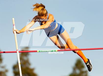 Thumbnail 3 in CIF State Track and Field Championships (Girls Pole Vault - Day 1) photogallery.