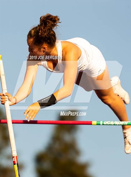 Thumbnail 2 in CIF State Track and Field Championships (Girls Pole Vault - Day 1) photogallery.