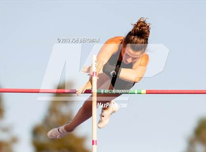 Thumbnail 3 in CIF State Track and Field Championships (Girls Pole Vault - Day 1) photogallery.