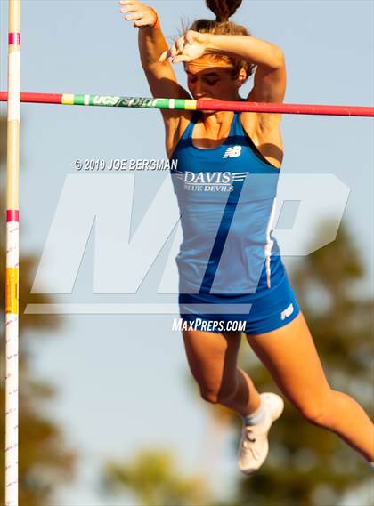 Thumbnail 1 in CIF State Track and Field Championships (Girls Pole Vault - Day 1) photogallery.