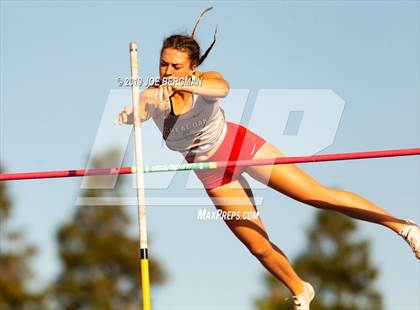 Thumbnail 1 in CIF State Track and Field Championships (Girls Pole Vault - Day 1) photogallery.