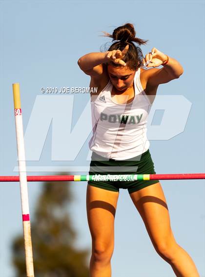 Thumbnail 2 in CIF State Track and Field Championships (Girls Pole Vault - Day 1) photogallery.