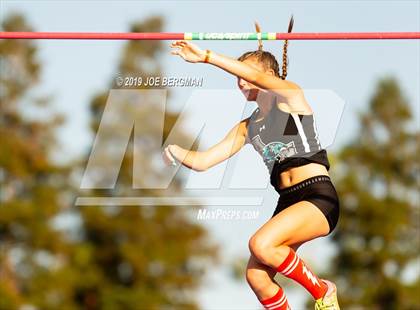 Thumbnail 2 in CIF State Track and Field Championships (Girls Pole Vault - Day 1) photogallery.