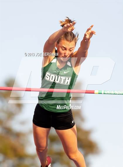 Thumbnail 2 in CIF State Track and Field Championships (Girls Pole Vault - Day 1) photogallery.