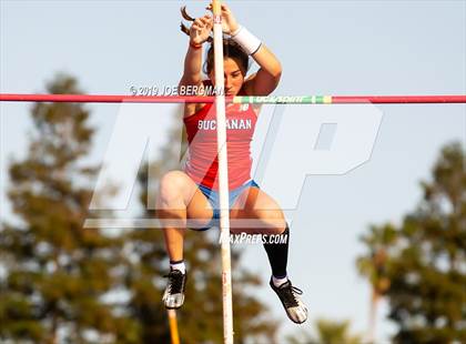 Thumbnail 1 in CIF State Track and Field Championships (Girls Pole Vault - Day 1) photogallery.