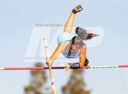 Thumbnail 3 in CIF State Track and Field Championships (Girls Pole Vault - Day 1) photogallery.