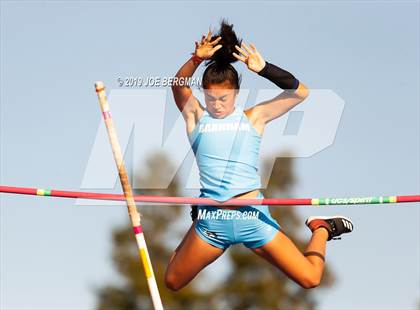 Thumbnail 3 in CIF State Track and Field Championships (Girls Pole Vault - Day 1) photogallery.