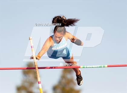 Thumbnail 1 in CIF State Track and Field Championships (Girls Pole Vault - Day 1) photogallery.