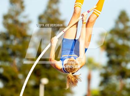 Thumbnail 1 in CIF State Track and Field Championships (Girls Pole Vault - Day 1) photogallery.