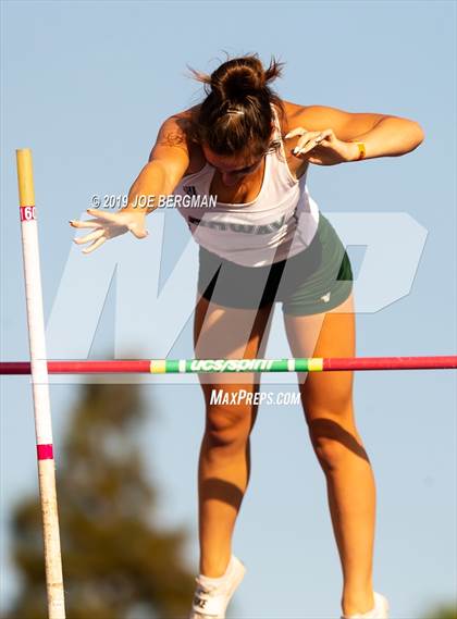 Thumbnail 1 in CIF State Track and Field Championships (Girls Pole Vault - Day 1) photogallery.
