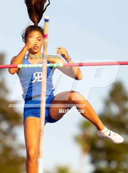 Thumbnail 1 in CIF State Track and Field Championships (Girls Pole Vault - Day 1) photogallery.