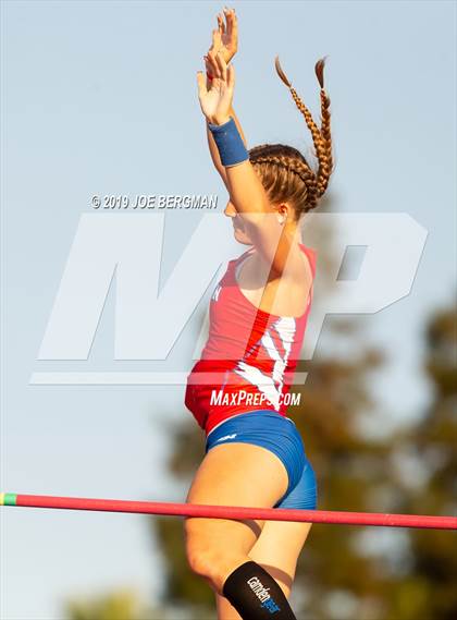 Thumbnail 1 in CIF State Track and Field Championships (Girls Pole Vault - Day 1) photogallery.