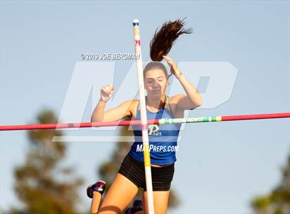 Thumbnail 1 in CIF State Track and Field Championships (Girls Pole Vault - Day 1) photogallery.