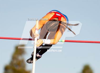 Thumbnail 3 in CIF State Track and Field Championships (Girls Pole Vault - Day 1) photogallery.