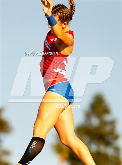 Thumbnail 2 in CIF State Track and Field Championships (Girls Pole Vault - Day 1) photogallery.