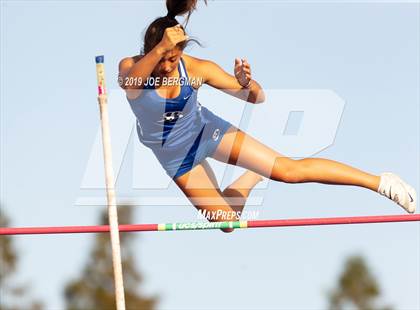 Thumbnail 1 in CIF State Track and Field Championships (Girls Pole Vault - Day 1) photogallery.