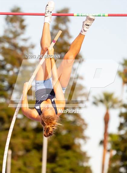 Thumbnail 3 in CIF State Track and Field Championships (Girls Pole Vault - Day 1) photogallery.